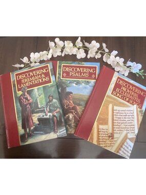 Discovering Bundle Hardcover Bible Study Program Psalms Proverbs Jeremiah